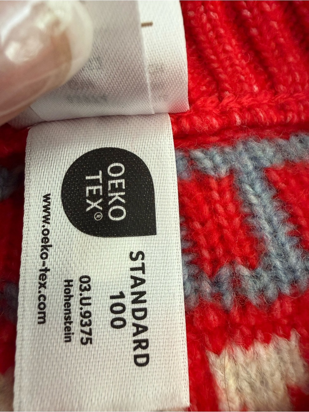 Hanna Andersson Women’s Red Holiday Fair Isle Sweater Size Large Wool Blend - Picture 5 of 5